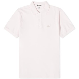 C.P. Company 24/1 Piquet Resist Dyed Polo Shirt Heavenly Pink
