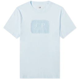 C.P. Company 30/1 Jersey Label Style Logo T-Shirt Starlight Blue