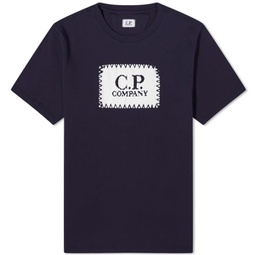 C.P. Company 30/1 Jersey Label Style Logo T-Shirt Total Eclipse