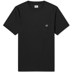 C.P. Company 30/1 Jersey Logo T-Shirt Black