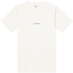 C.P. Company Central Logo T-Shirt Gauze White
