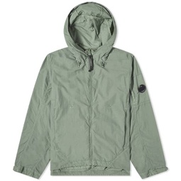 C.P. Company Flatt Nylon Reversible Hooded Jacket Agave Green