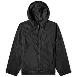 C.P. Company Flatt Nylon Reversible Hooded Jacket Black