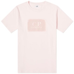 C.P. Company 30/1 Jersey Label Style Logo T-Shirt Heavenly Pink
