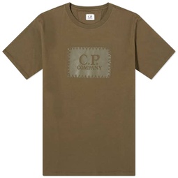 C.P. Company 30/1 Jersey Label Style Logo T-Shirt Ivy Green