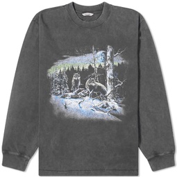 Holzweiler Luring National Long Sleeve T-Shirt Grey