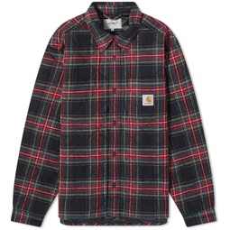 Carhartt WIP Wiles Quilted Shirt Jacket Black Check