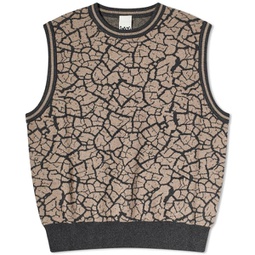 P.A.M. Mudcrack Knitted Vest Taupe
