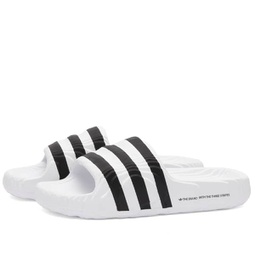 Adidas Adilette 22 White & Core Black