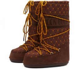 Moon Boot Icon Quilted Boots Brown