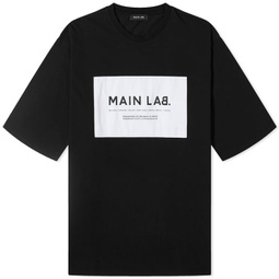 Balmain Main Lab Logo T-Shirt Black & White
