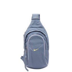 Nike Sportswear Essentials Sling Bag (8L) Ashen Slate, White & Lazer Orange
