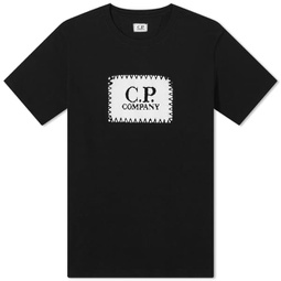 C.P. Company 30/1 Jersey Label Style Logo T-Shirt Black