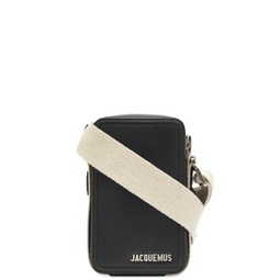 Jacquemus La Cuerda Vertical Cross Body Bag Black