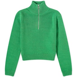 Acne Studios Kroy Sporty Retro Knitted Top Green