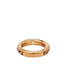 Versace Greek Key Ring Versace Gold