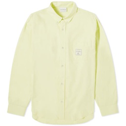 Droele de Monsieur Patch Logo Oxford Shirt Light Yellow
