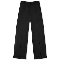 Kenzo Solid Tailored Trousers Black