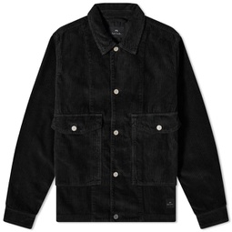 Paul Smith Cord Overshirt Jacket Black