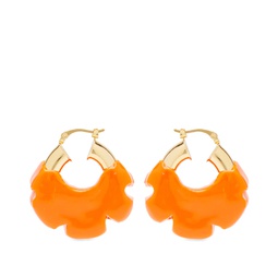 eliou Massi Earrings Orange & Gold