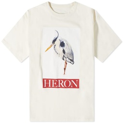 Heron Preston Heron Bird Painted T-Shirt Ivory