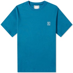 Wooyoungmi Back Logo T-Shirt Blue