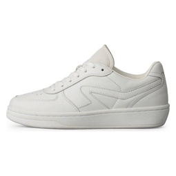 retro court sneaker in white