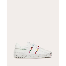womens open for a change low-rise sneaker in white/multicolor