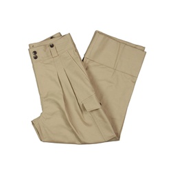womens pleated utility cargo pants