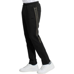 mens - hadim side taping logo track pants jogger in black