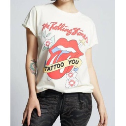 the rolling stones tattoo you tee in pearl