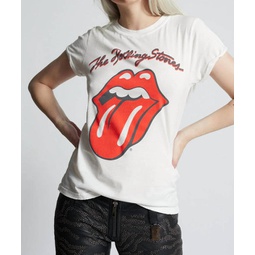 the rolling stones live! tee in white/multi
