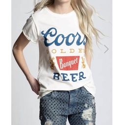 coors banquet tee in pearl
