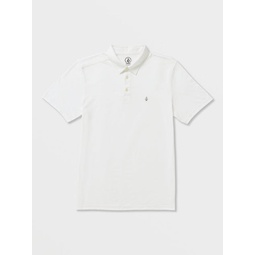banger short sleeve polo shirt - white