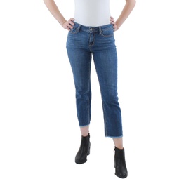 rivington womens denim slim fit cropped jeans