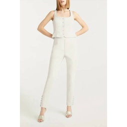 rowena pant in white