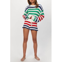 ava sweater in nautical stripe