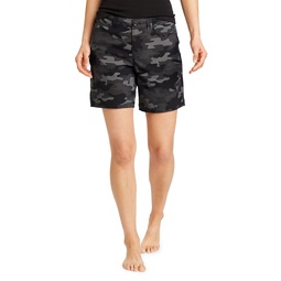 womens rainier shorts - camo print