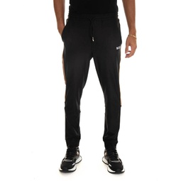thick cotton hicon mb 1 side stripe track pant in black