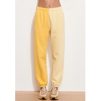 color block sweatpants in chamomille/buttercup