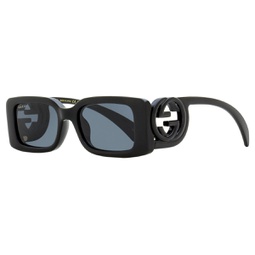 womens rectangular sunglasses gg1325s 001 black 54mm