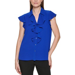 womens office professional blouse