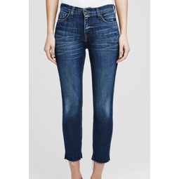 nicoline high rise french slim jeans in diamond