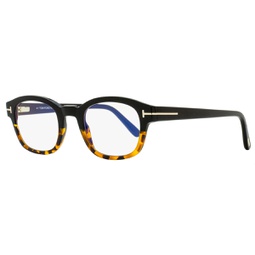 mens blue block eyeglasses tf5808b 005 black/havana 49mm