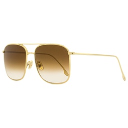 womens square sunglasses vb202s 733 gold 59mm