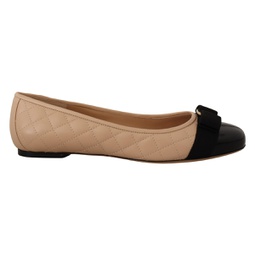 and nappa leather ballet flat womens shoes