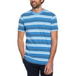 interlock engineered striped t-shirt