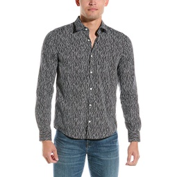 casual slim fit woven shirt