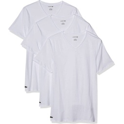 mens slim fit v-neck t-shirts - 3 pack in white