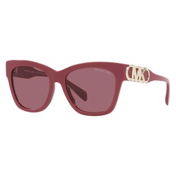 womens empire 55mm dusty rose sunglasses